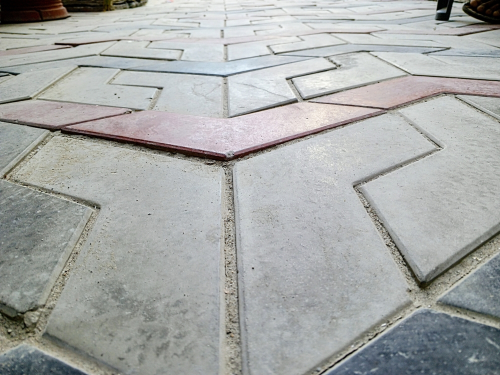 Concrete,pavement,tiles,,also,known,as,concrete,pavers,or,paving